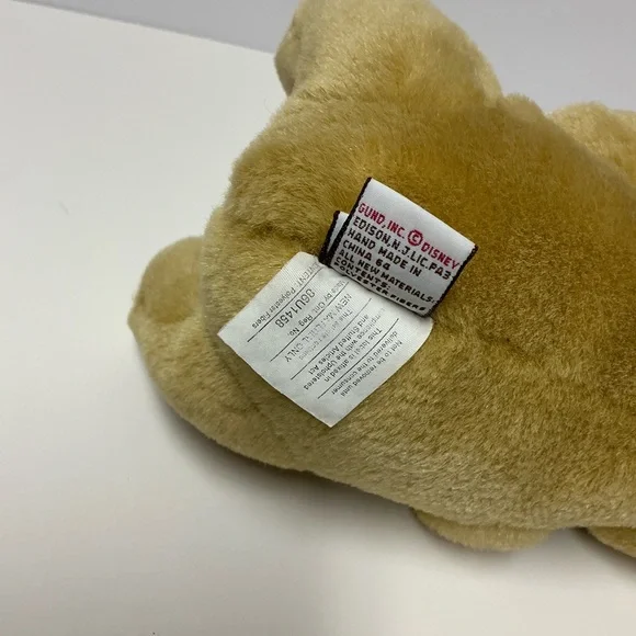 Vintage Gund Classic Pooh Plush Winnie the Pooh with Honey Pot Stuffed Animal - Picture 9 of 16